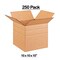 250 pack Eco Friendly Multi Depth Corrugated Mailing Boxes Durable Packaging Cartons 10 x 10 x 10 Inch